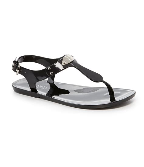 michael kors jelly sandals macy's|Michael Kors low heel sandals.